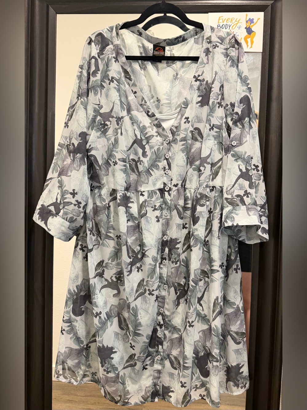 Torrid x Jurassic Park Dinosaur Floral Dress | Torrid Size 2 (~20/22 or 2X)